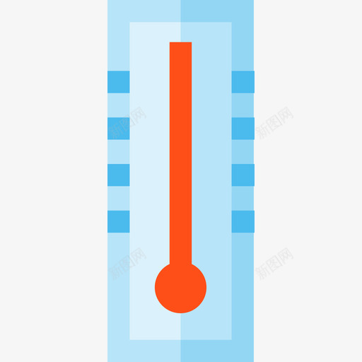 温度计表面5扁平图标svg_新图网 https://ixintu.com 扁平 温度计 表面5