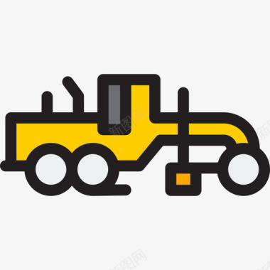 货车运输工程机械3线颜色图标图标