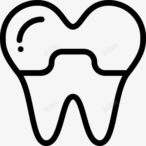 牙齿牙齿护理5线性图标svg_新图网 https://ixintu.com 牙齿 牙齿护理5 线性
