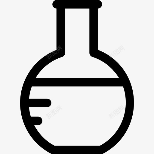 烧瓶科学技术2线性图标svg_新图网 https://ixintu.com 烧瓶 科学技术2 线性