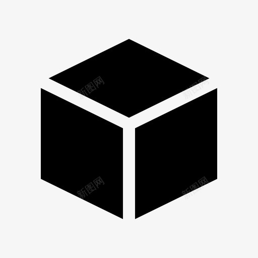 方盒包装图标svg_新图网 https://ixintu.com 包装 方盒