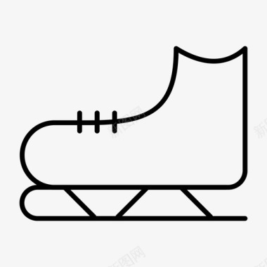溜冰鞋游戏鞋图标图标