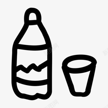 苏打水可乐杯子图标图标