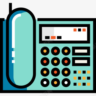 电话通信44线颜色图标图标