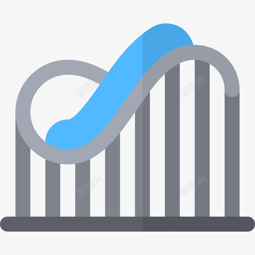 过山车游乐场14平地图标svg_新图网 https://ixintu.com 平地 游乐场14 过山车