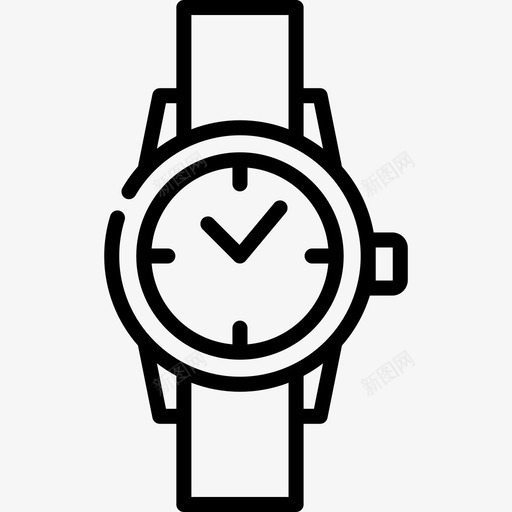 手表购物中心9直线型图标svg_新图网 https://ixintu.com 手表 直线型 购物中心9