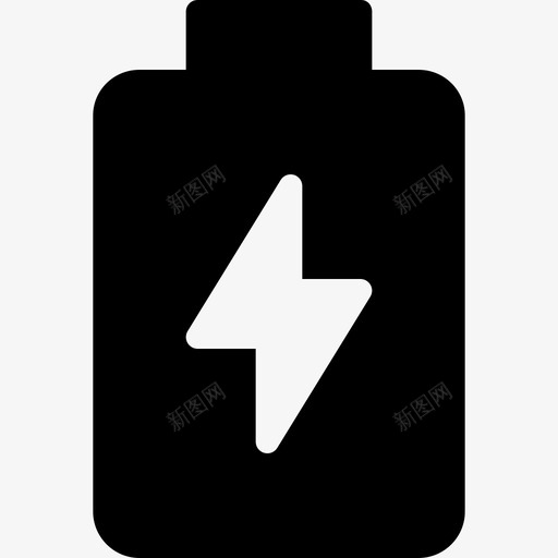电池充电移动电话2填充图标svg_新图网 https://ixintu.com 填充 电池充电 移动电话2