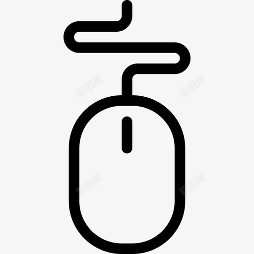 鼠标电子和电器2线性图标svg_新图网 https://ixintu.com 电子和电器2 线性 鼠标