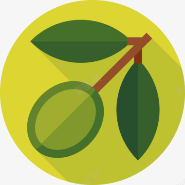 橄榄健康食品4扁平图标图标