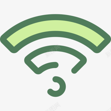 Wifiweb8绿色图标图标