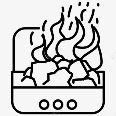 烧烤烹饪食物图标图标