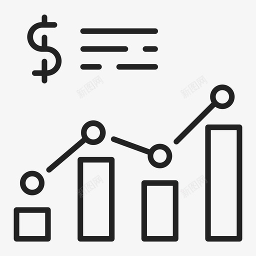 利润分析图表财务图标svg_新图网 https://ixintu.com 利润分析 图表 财务 货币