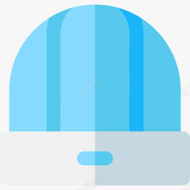 冬季帽子探险运动10平顶图标图标