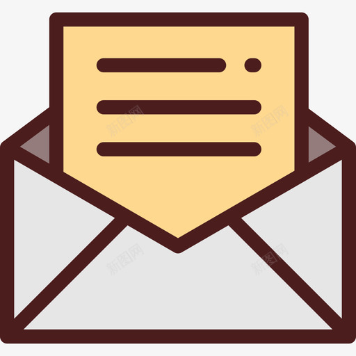 邮件银行2线颜色图标svg_新图网 https://ixintu.com 线颜色 邮件 银行2