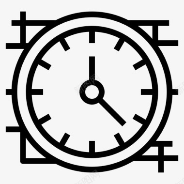 时钟钟表墙壁图标图标