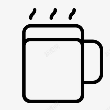 咖啡咖啡杯热咖啡图标图标