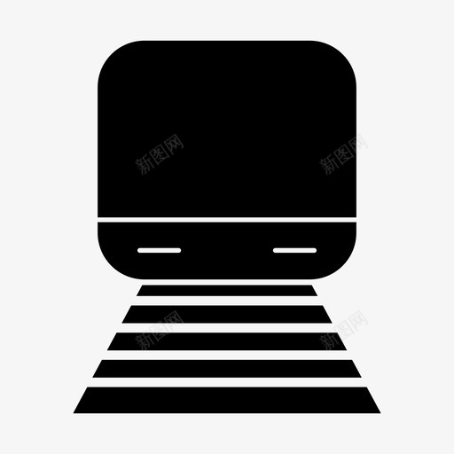 火车快速交通地铁图标svg_新图网 https://ixintu.com ios 地铁 广告 快速交通 火车 网页设计字形 营销 运输