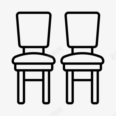 椅子家具家图标图标