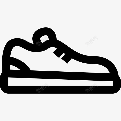 运动鞋健康生活方式5线性图标svg_新图网 https://ixintu.com 健康生活方式5 线性 运动鞋