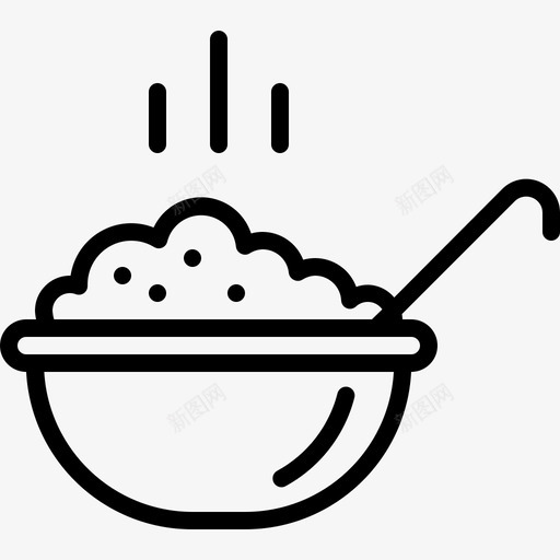 热碗烹饪菜肴图标svg_新图网 https://ixintu.com 厨房 热碗 烹饪 米饭 菜肴 食物