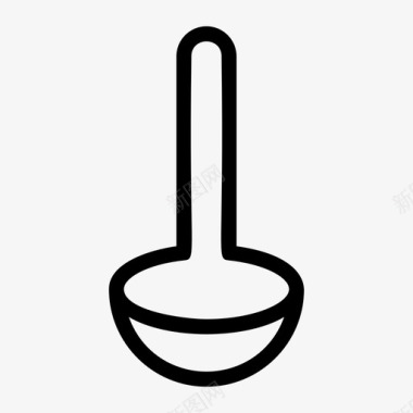 勺厨房餐厅图标图标