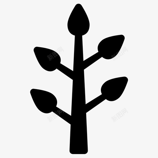天然树木天然植物图标svg_新图网 https://ixintu.com 天然树木 天然植物