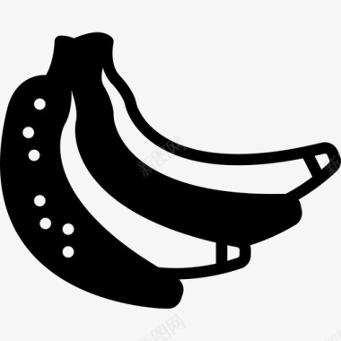 香蕉美食4填充图标图标