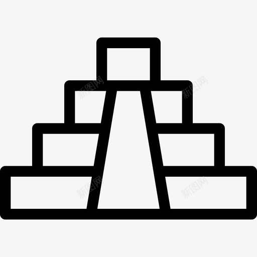 金字塔位置5直线图标svg_新图网 https://ixintu.com 位置5 直线 金字塔