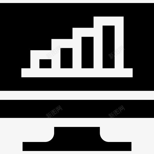 监视器销售7已填充图标svg_新图网 https://ixintu.com 已填充 监视器 销售7