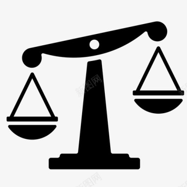 法律图标平衡选择图标