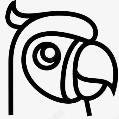 金刚鹦鹉鹦鹉鹦鹉脸图标图标