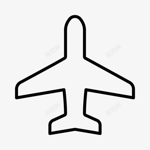 飞机发现创新图标svg_新图网 https://ixintu.com 创新 发明 发现 技术 飞机
