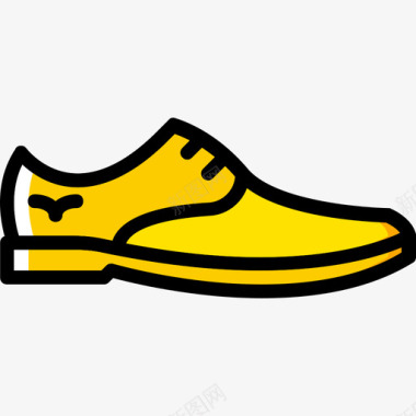 鞋男鞋4黄色图标图标