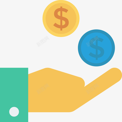 收入银行和金融9持平图标svg_新图网 https://ixintu.com 持平 收入 银行和金融9