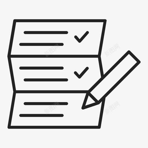 列表业务文档图标svg_新图网 https://ixintu.com 业务 列表 文件 文本行 文档