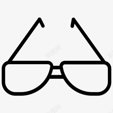 眼镜护目镜太阳镜图标图标