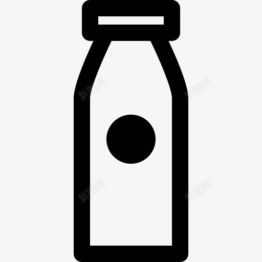 奶瓶饮料3线性图标svg_新图网 https://ixintu.com 奶瓶 线性 饮料3