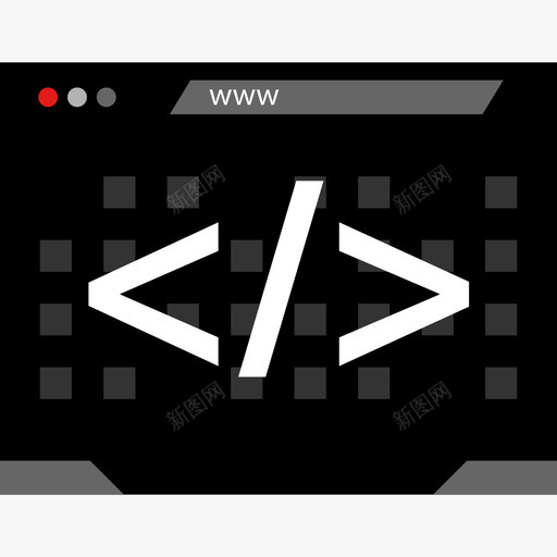 编码网页23平面图标svg_新图网 https://ixintu.com 平面 编码 网页设计23