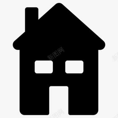 住宅房屋物业图标图标