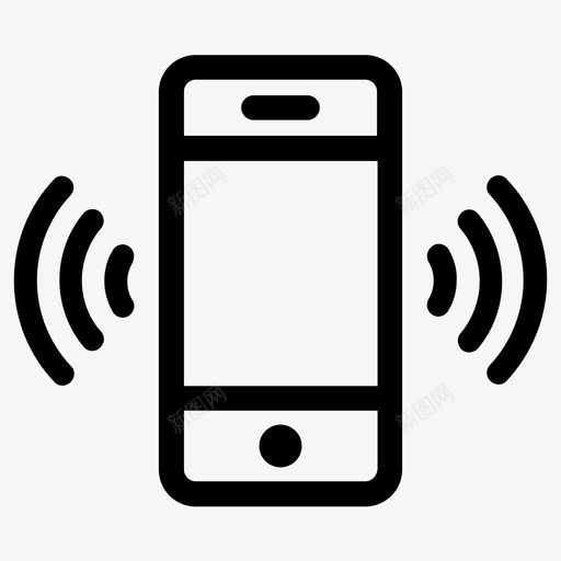 电话铃声通话手机铃声图标svg_新图网 https://ixintu.com 手机铃声 振动 智能手机 电话铃声 通话