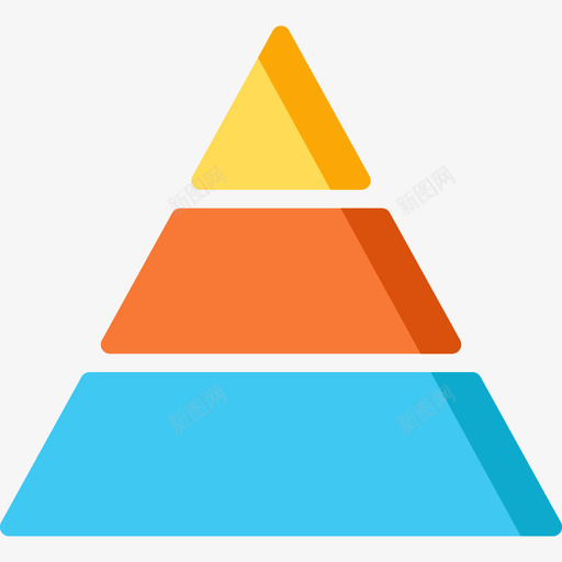 金字塔图图表平面图图标svg_新图网 https://ixintu.com 图表 平面图 金字塔图
