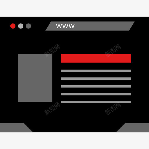 网页网页23平面图标svg_新图网 https://ixintu.com 平面 网页 网页设计23