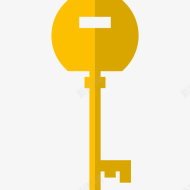 钥匙钥匙锁平的图标图标