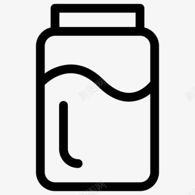 罐子瓶子容器图标图标