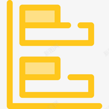 条形图员工组织3黄色图标图标