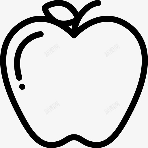 苹果健康食品9直系图标svg_新图网 https://ixintu.com 健康食品9 直系 苹果