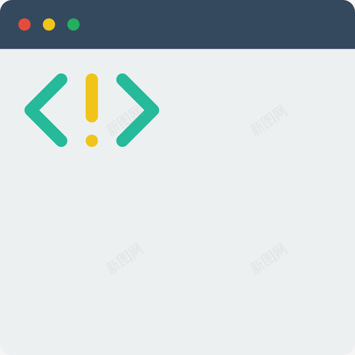 浏览器开发24平面图标svg_新图网 https://ixintu.com 平面 开发24 浏览器