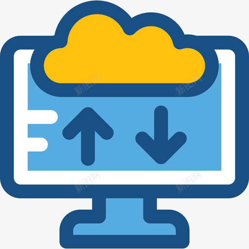 电脑互联网2双色调图标svg_新图网 https://ixintu.com 互联网2 双色调 电脑