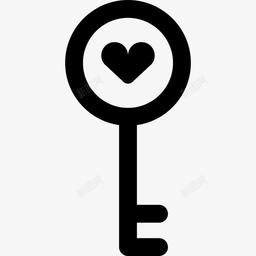 钥匙爱情和浪漫4直系图标svg_新图网 https://ixintu.com 爱情和浪漫4 直系 钥匙