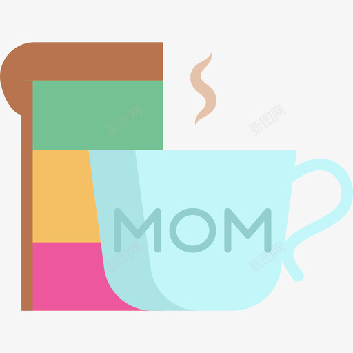 咖啡杯母亲节5平装图标svg_新图网 https://ixintu.com 咖啡杯 平装 母亲节5